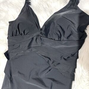 Fantasizer black one piece swimsuit size 18D
